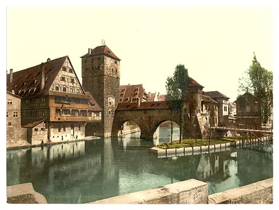 Hangman Bridge Nuremberg Bavaria Germany