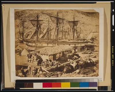 Balaklava harbour, the cattle pier