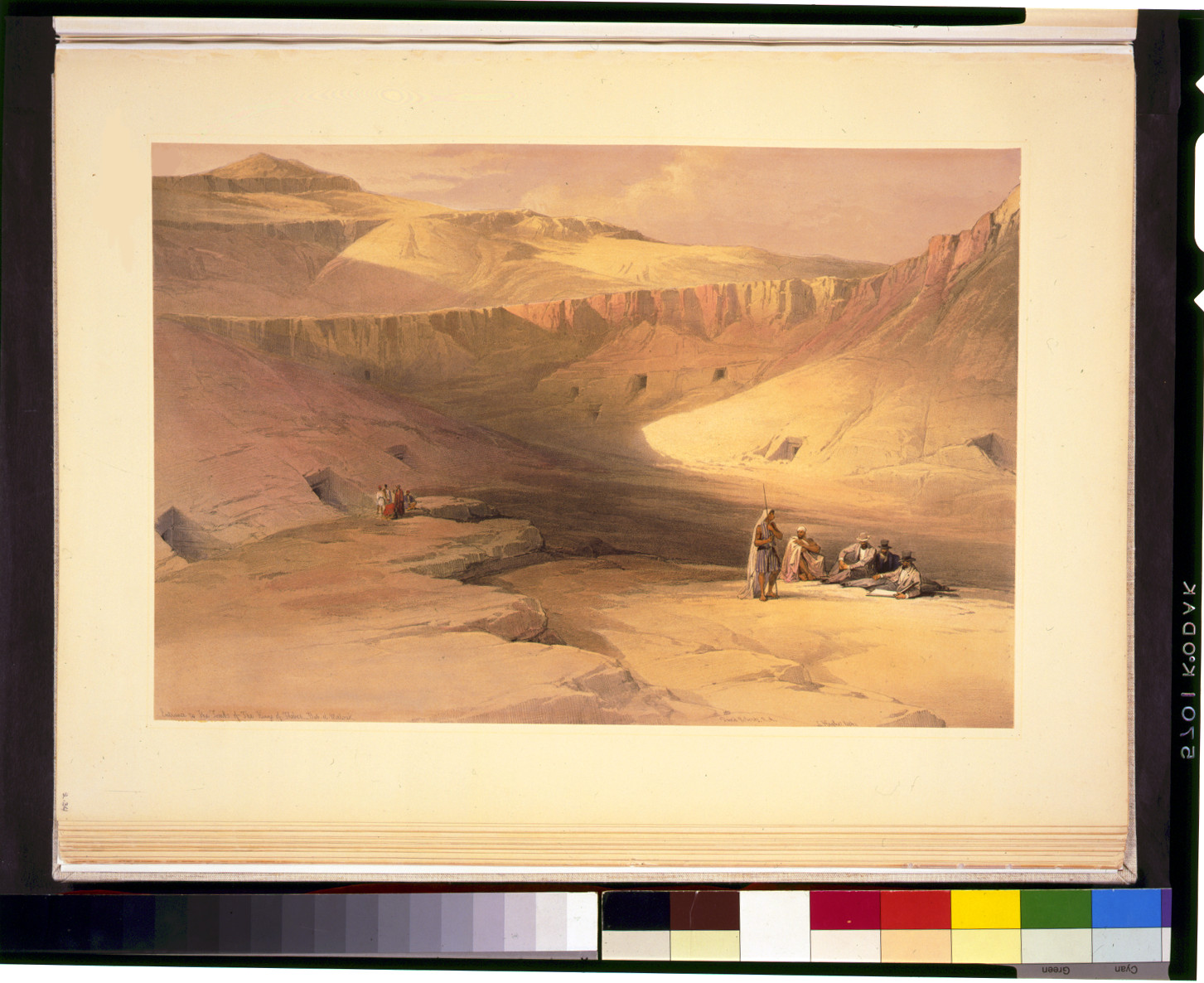 Entrance to the tombs of the kings of Thebes--Bab-el-Malouk / David Roberts, R.A., [published between 1846 and 1849] — antique lithograph
