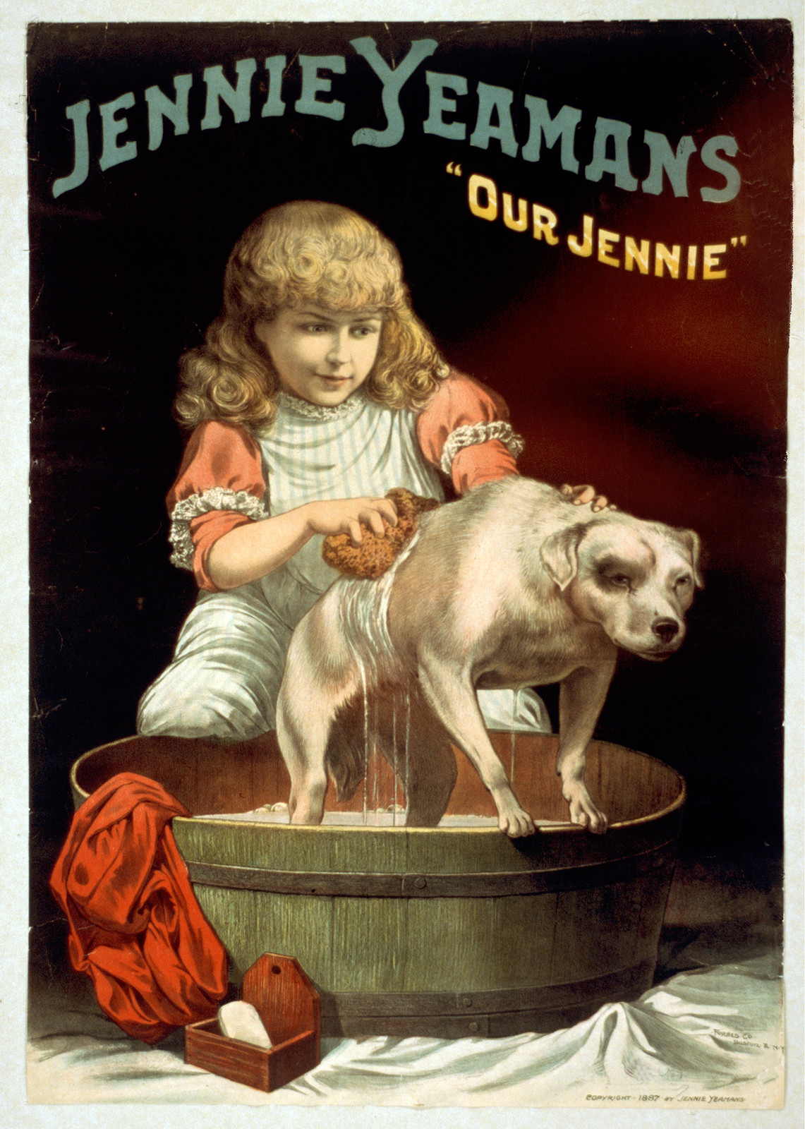 Jennie Yeamans "Our Jennie", Boston ; N.Y. : Forbes Co., c1887. — historic image