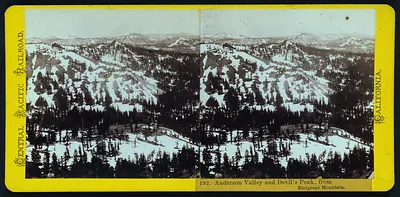 Anderson Valley and Devils Peak from Emigrant Mountain