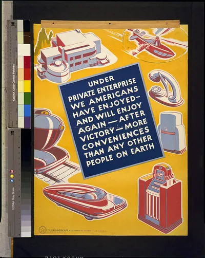 Under private enterprise we Americans have enjoyed - and will enjoy again - after victory - more conveniences than any other people on earth