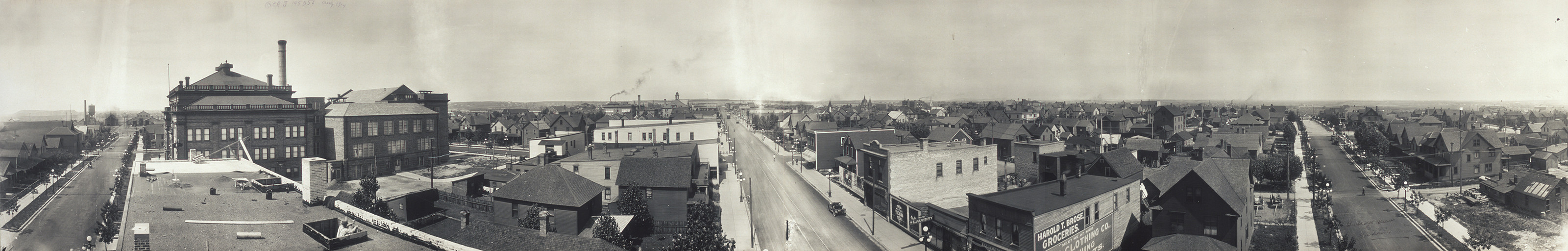 Birds eye view Hibbing, Minnesota, 1914, 1914 — historic image