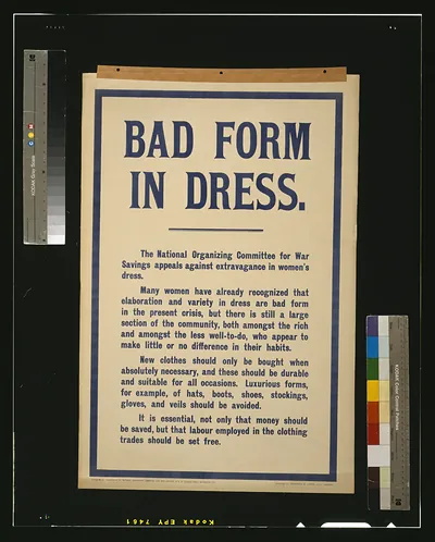 Bad form in dress / printed by Roberts & Leete, Ltd., London.