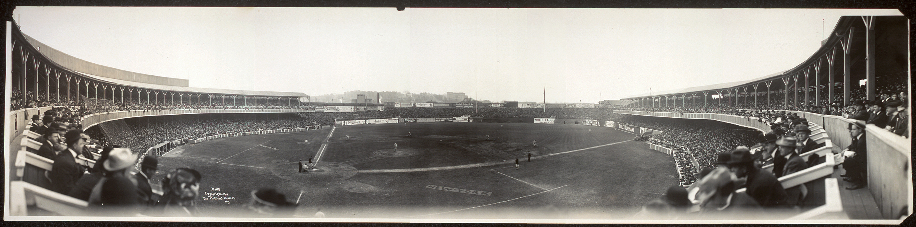 Panorama, baseball, Polo Grounds, New York, 1910, 1910 — historic image