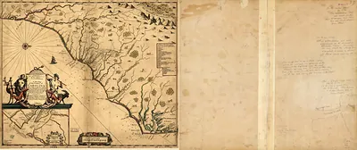 np000146 A new map of the country of Carolina. 1682