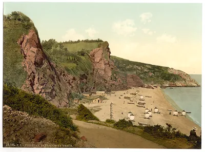 Babbacombe Beach Torquay England