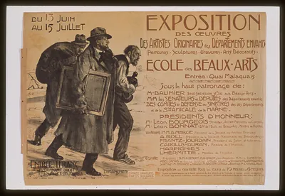 Exposition des oeuvres