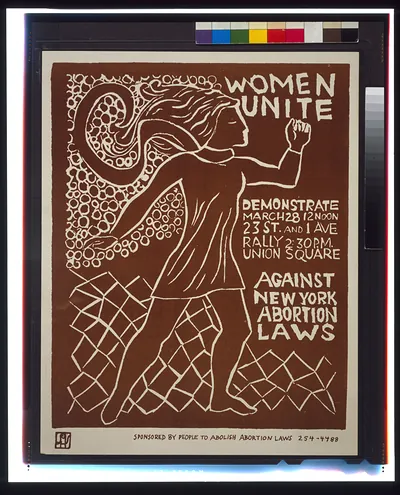 Women unite : demonstrate March 28 ... against New York abortion laws