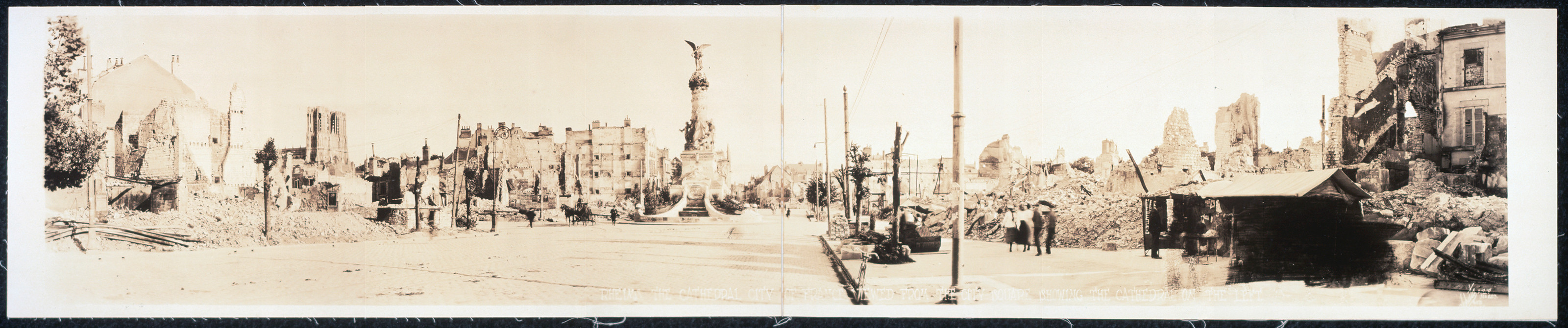 Rheims, the cathedral city of France, 1918, 1918 — historic image