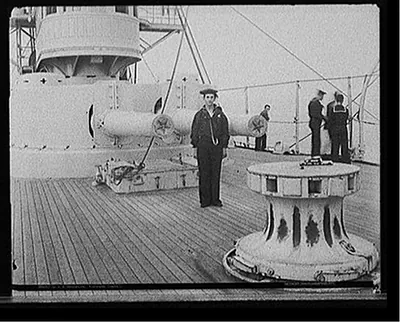 U.S.S. Brooklyn forward turret