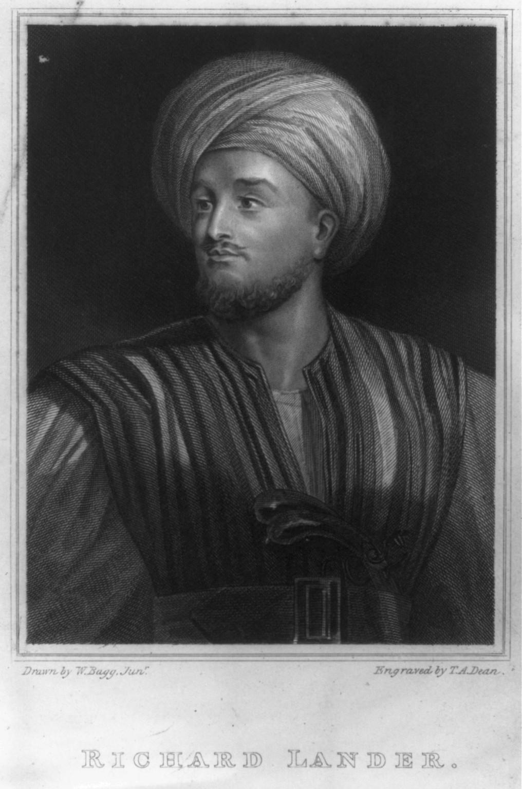 Richard Lemon Lander, 1804-1834, [no date recorded on caption card] — historic print