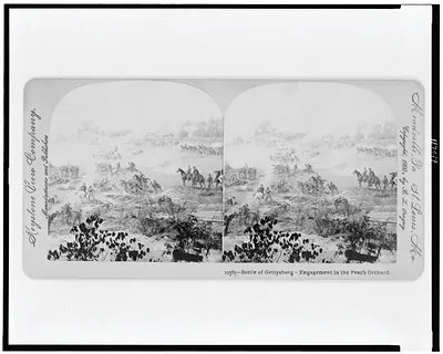 Battle of Gettysburg - Engagement in the Peach Orchard