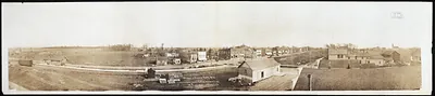 Birds eye view of Unity, Wisconsin, 1912