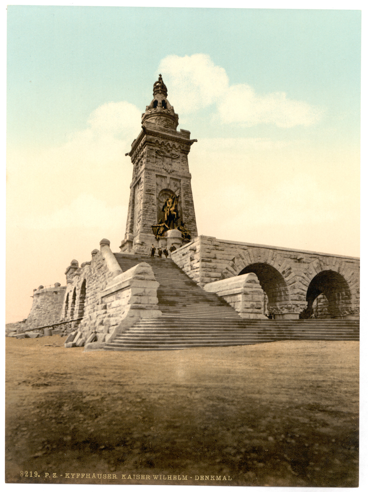 Monument of Emperor William Kyffhauser Thuringia Germany, [between ca. 1890 and ca. 1900]. — historic print