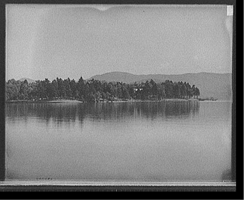 [Green Island from Bolton Hill, Lake George, N.Y.], [1904?] — historic photograph