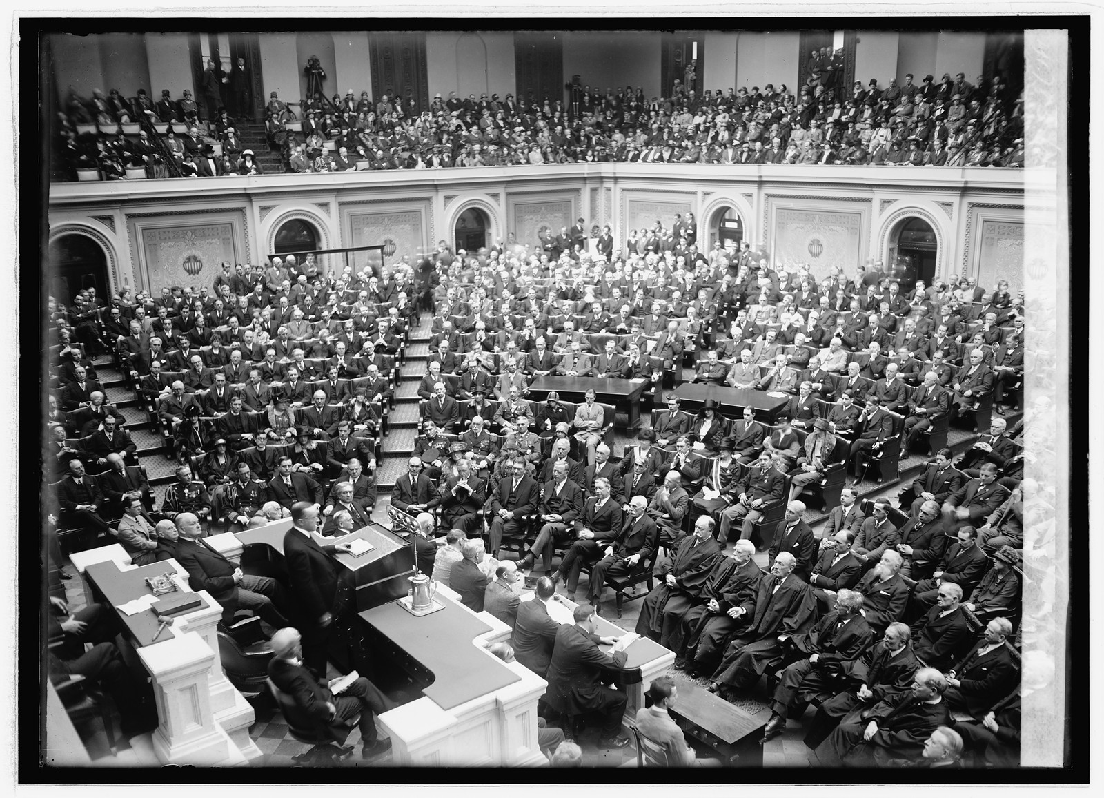 Washington Memorial exercises, [Capitol, Washington, D.C.], 2/22/27, [19]27 February 22. — historic photograph