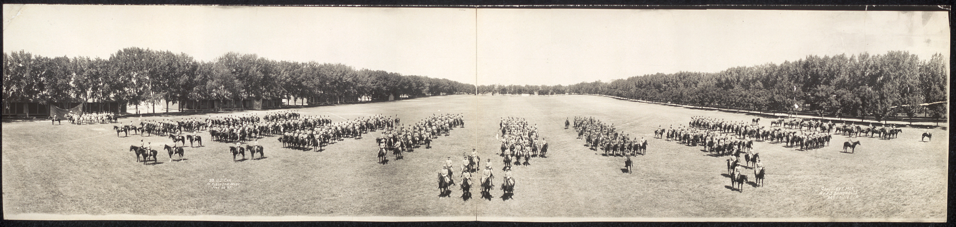 8th U.S. Cav Ft. Robinson, Nebraska, 1909, 1909 — historic image