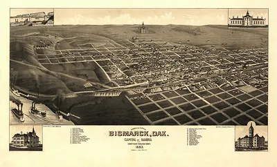 Bismarck, Dakota Territory, 1883