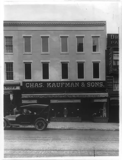 Charles Kaufman & Sons, a clothing store at 431-33 Seventh St., N.W., Washington, D.C.