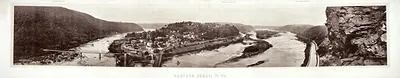 Harpers Ferry, W. Va. panoramic photograph