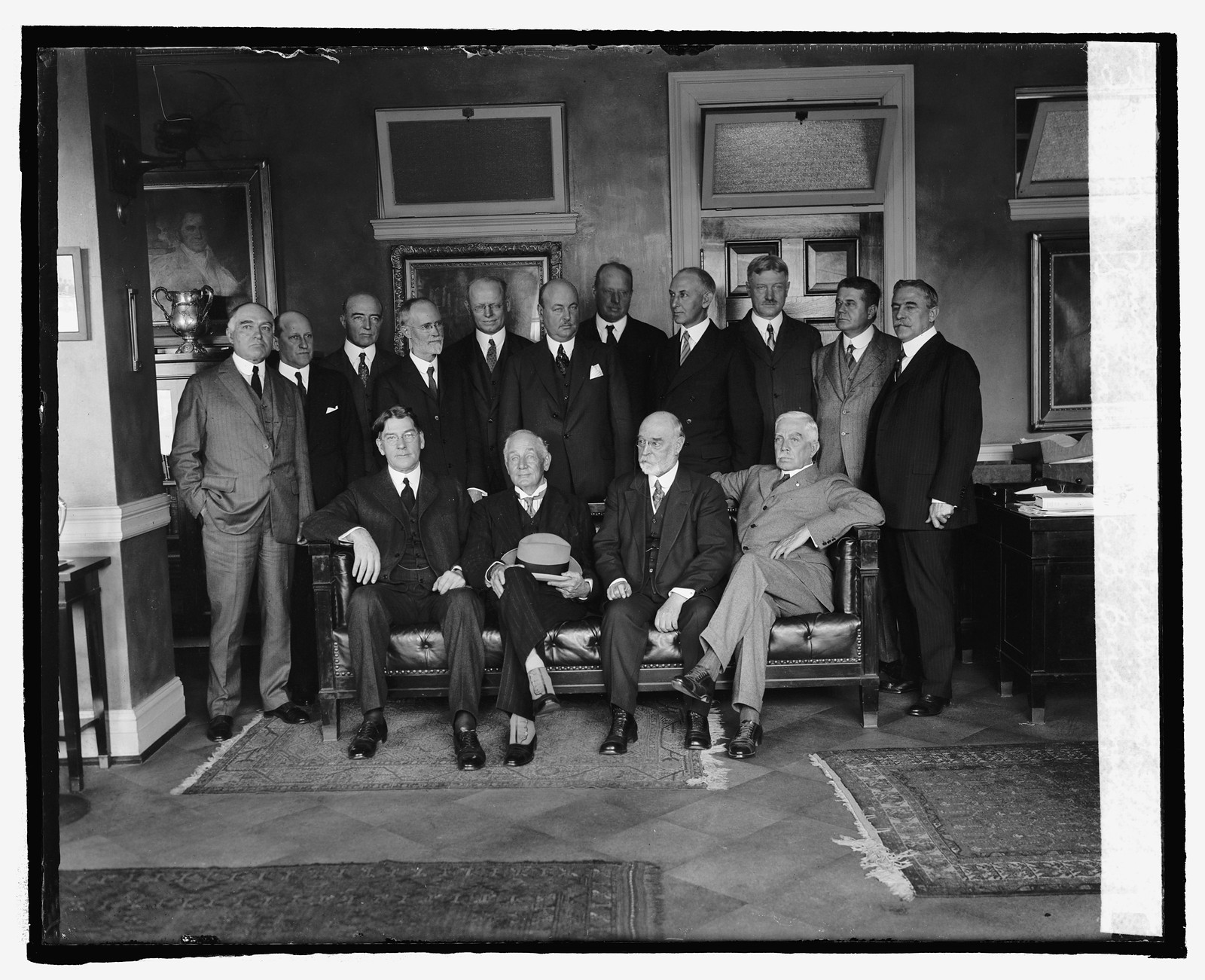 Sir Francis C.B. Bridgeman at Navy Dept. with Wilbur etc., 5/11/25, [19]25 May 11. — historic photograph