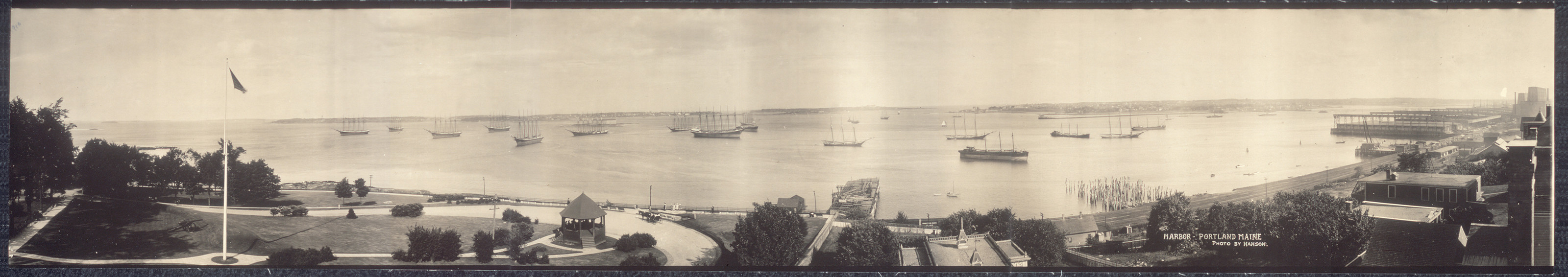 Portland Harbor, Maine, 1910, 1910 — historic image