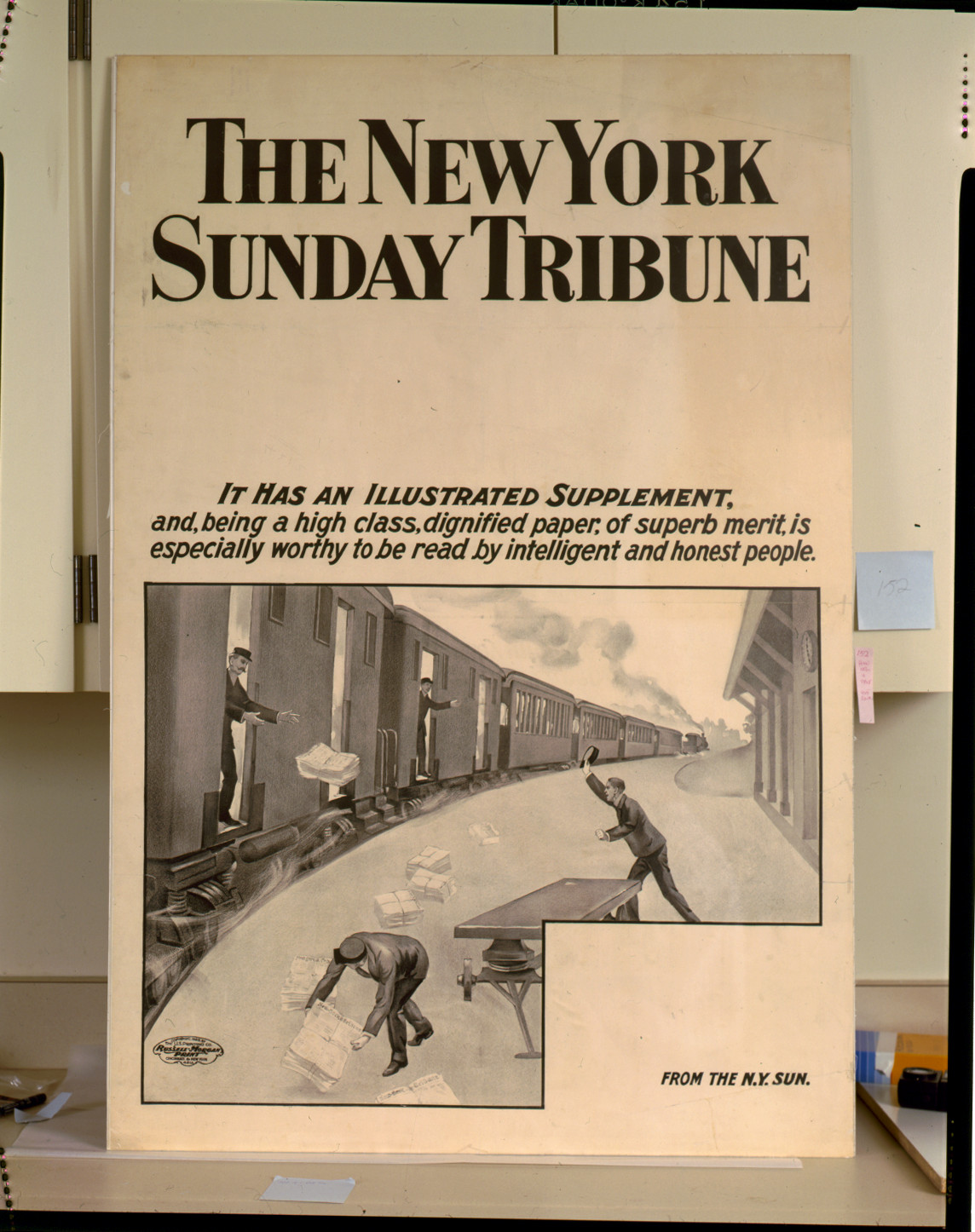 The New York Sunday Tribune / Russell-Morgan print., Cincinnati : U.S. Printing Co., 1899. — vintage poster