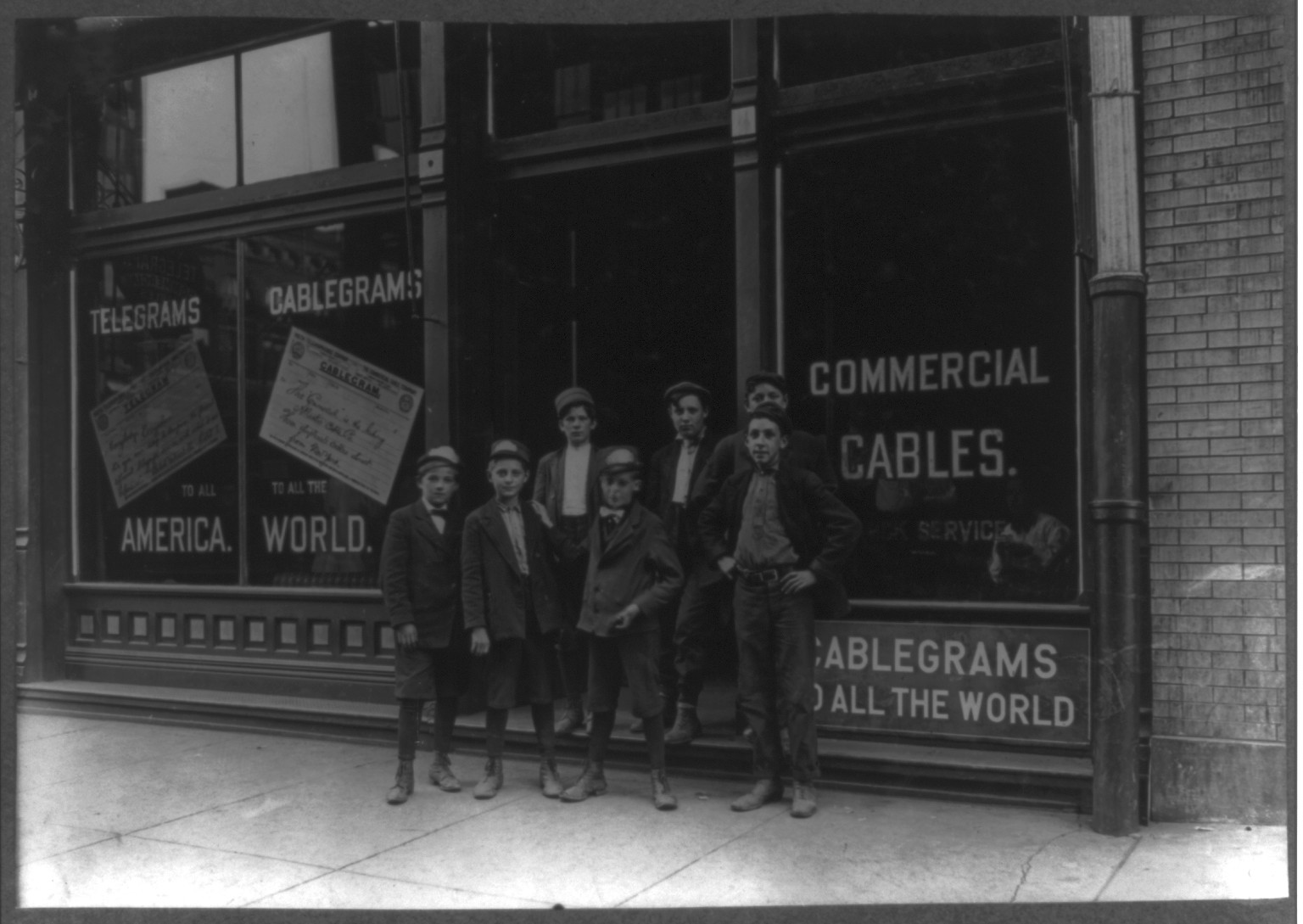 Postal Telegraph Messenger, Indianapolis. Location: Indianapolis, Indiana., 1908 August. — historic photograph