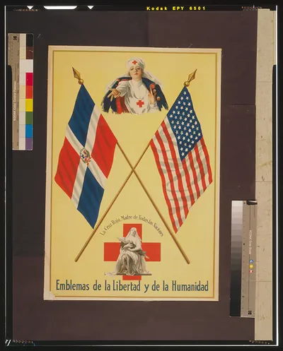 Emblemas de la libertad y de la humanidad La Cruz Roja, Madre de todas las naciones.
