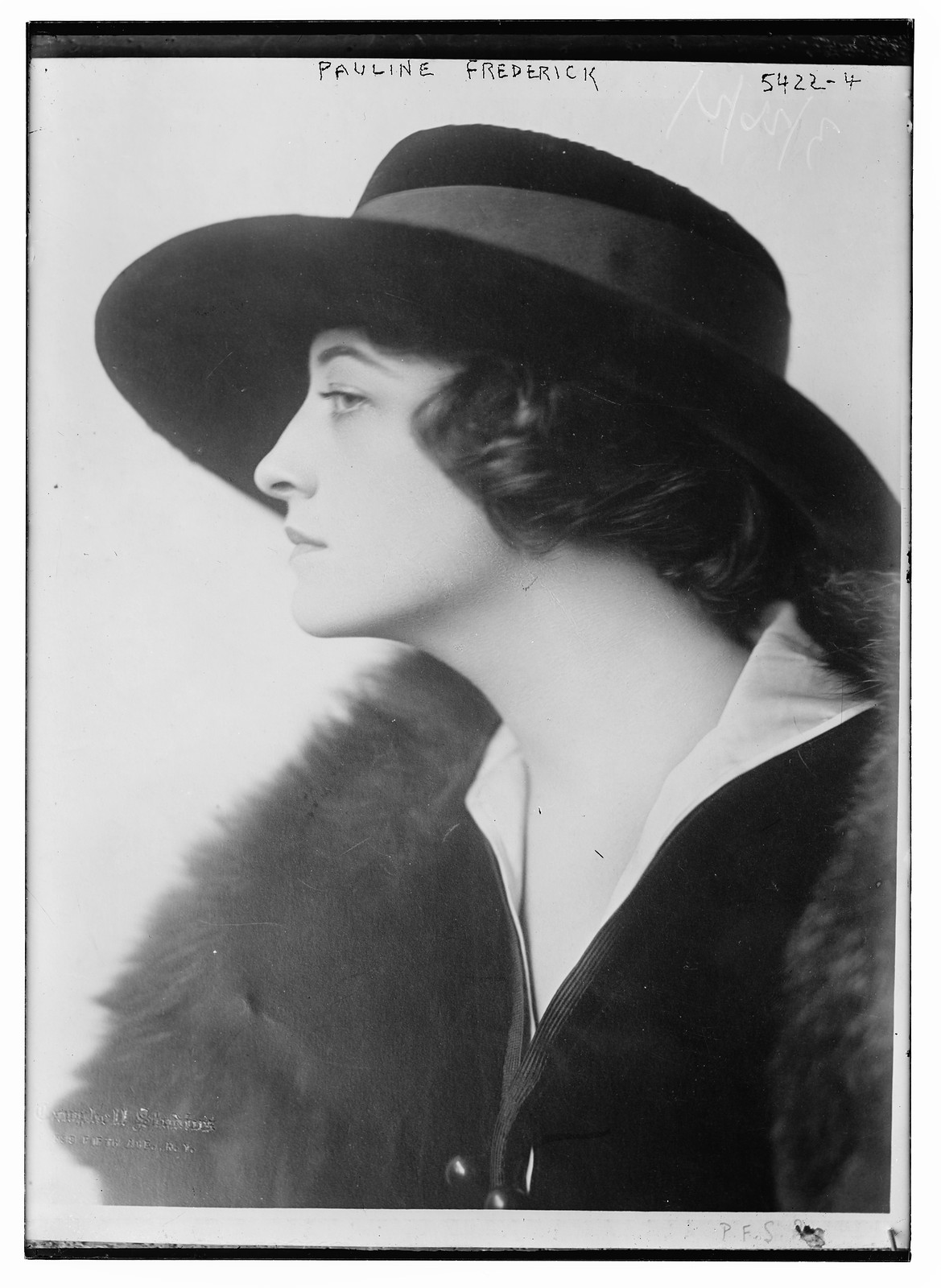 Pauline Frederick, n/a — historic photograph