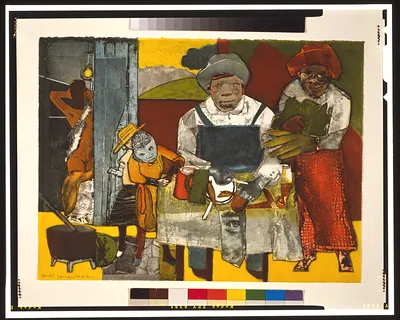 [The family] / Romare Bearden.