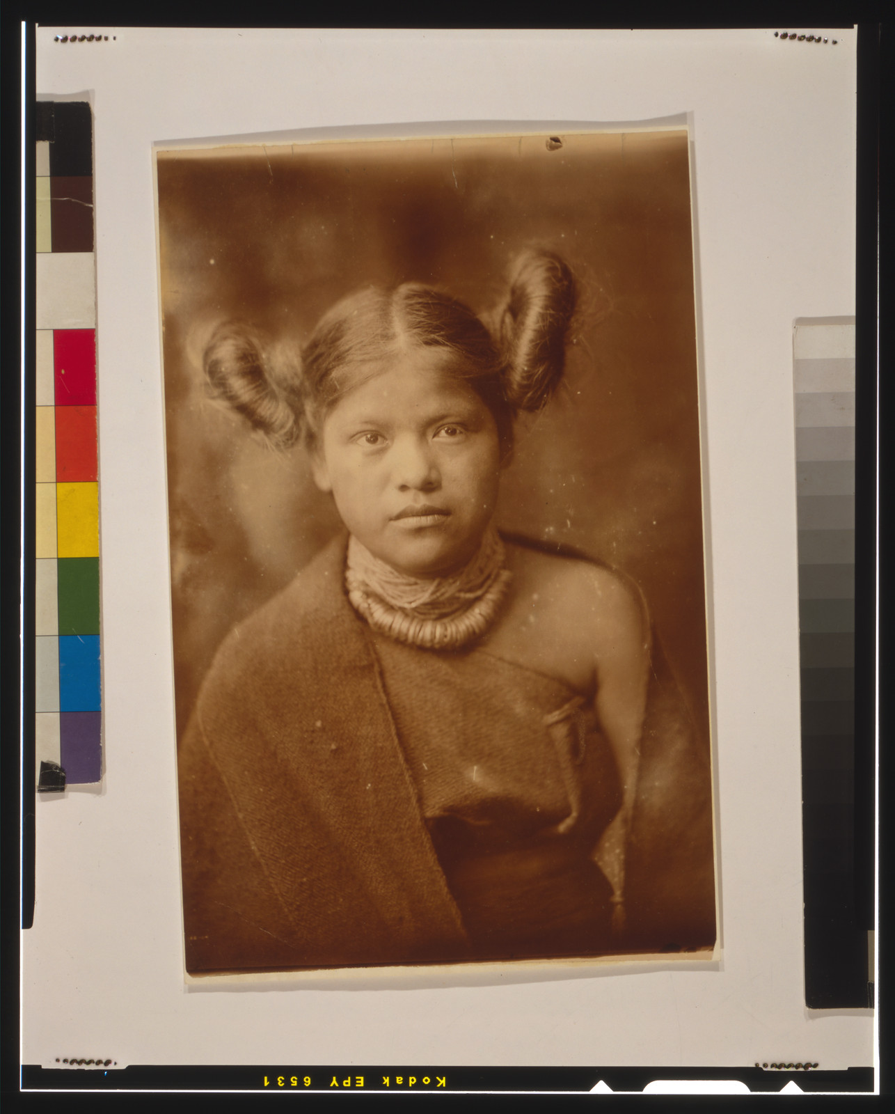 Primitive style of hair dressing--Hopi, c1921. — historic photograph