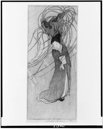 [Aoyagi (yellow willow)] / Bertha Lum.