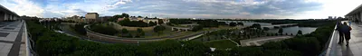 Panoramic view of Washington from the Kennedy Center