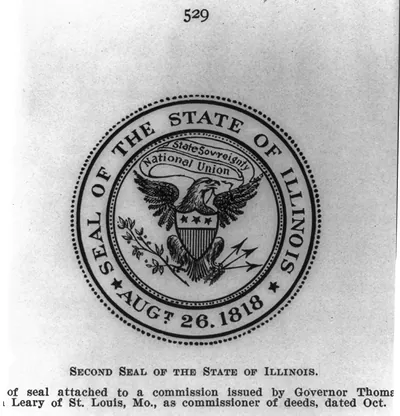 [Second seal of the State of Illinois]