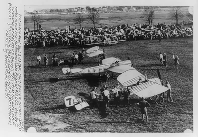 Boston Aero Meet, Sept. 3-13, 1910 - start of race