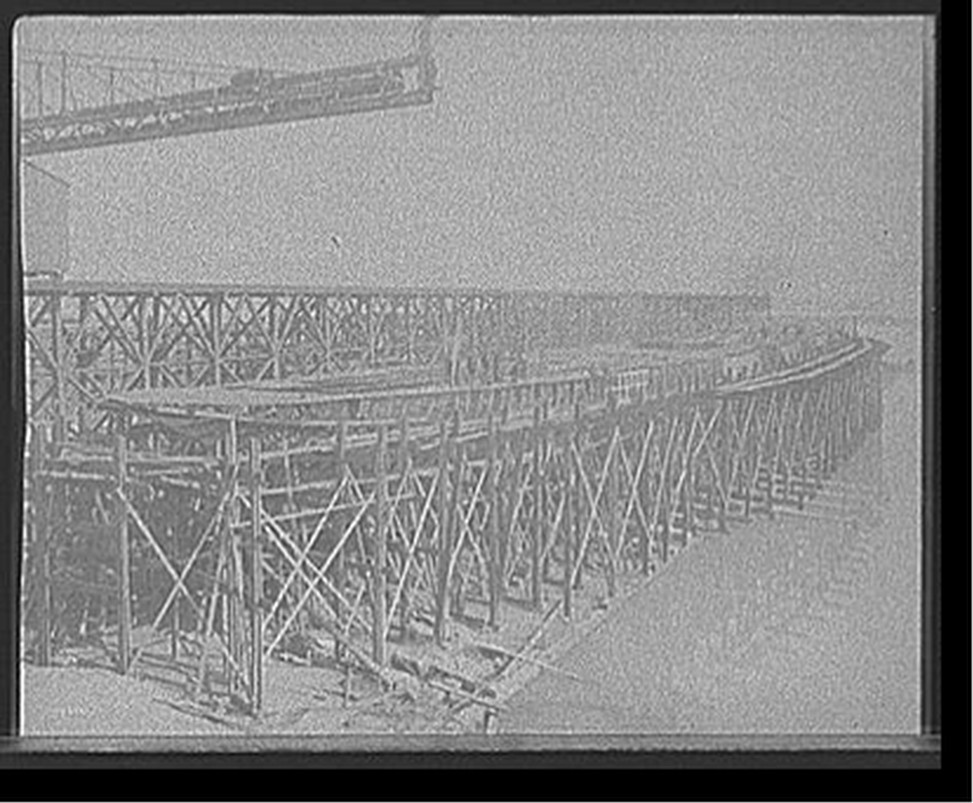[City of Cleveland, Steamer #168 on the ways], [1907] — historic photograph