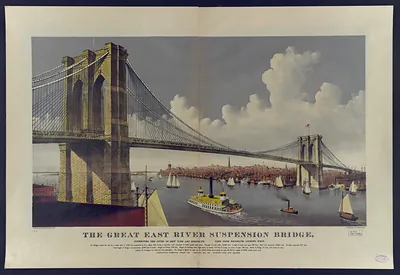 The Great East River Suspension Bridge, New York