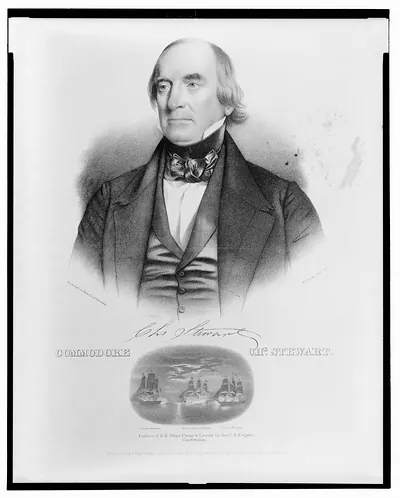 Commodore Chs. Stewart / From life on stone by A. Newsam ; P. S. Duval lith. Phila.