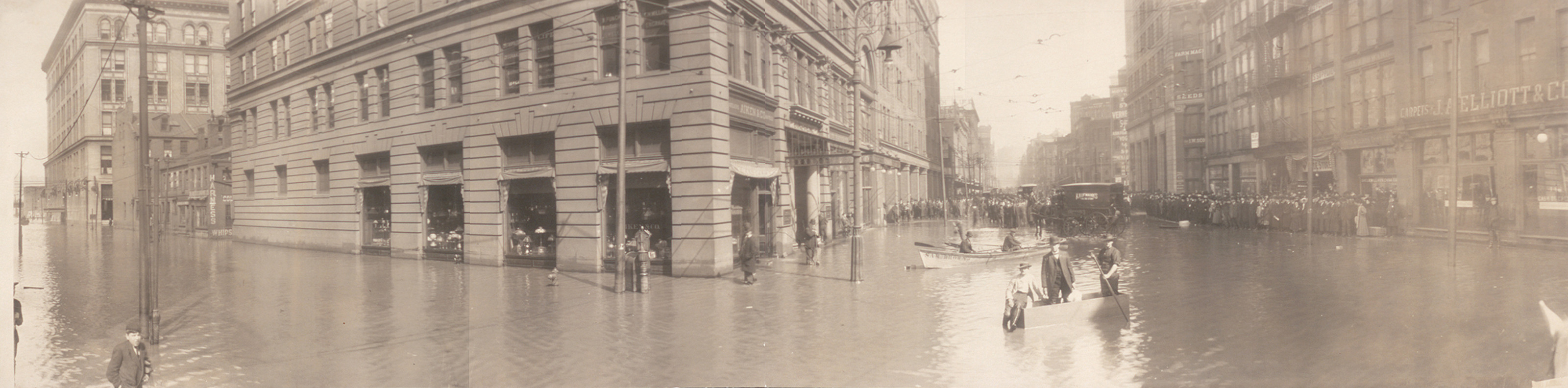 Pittsburgh flood of, Pennsylvania, 1907, 1907 — historic image