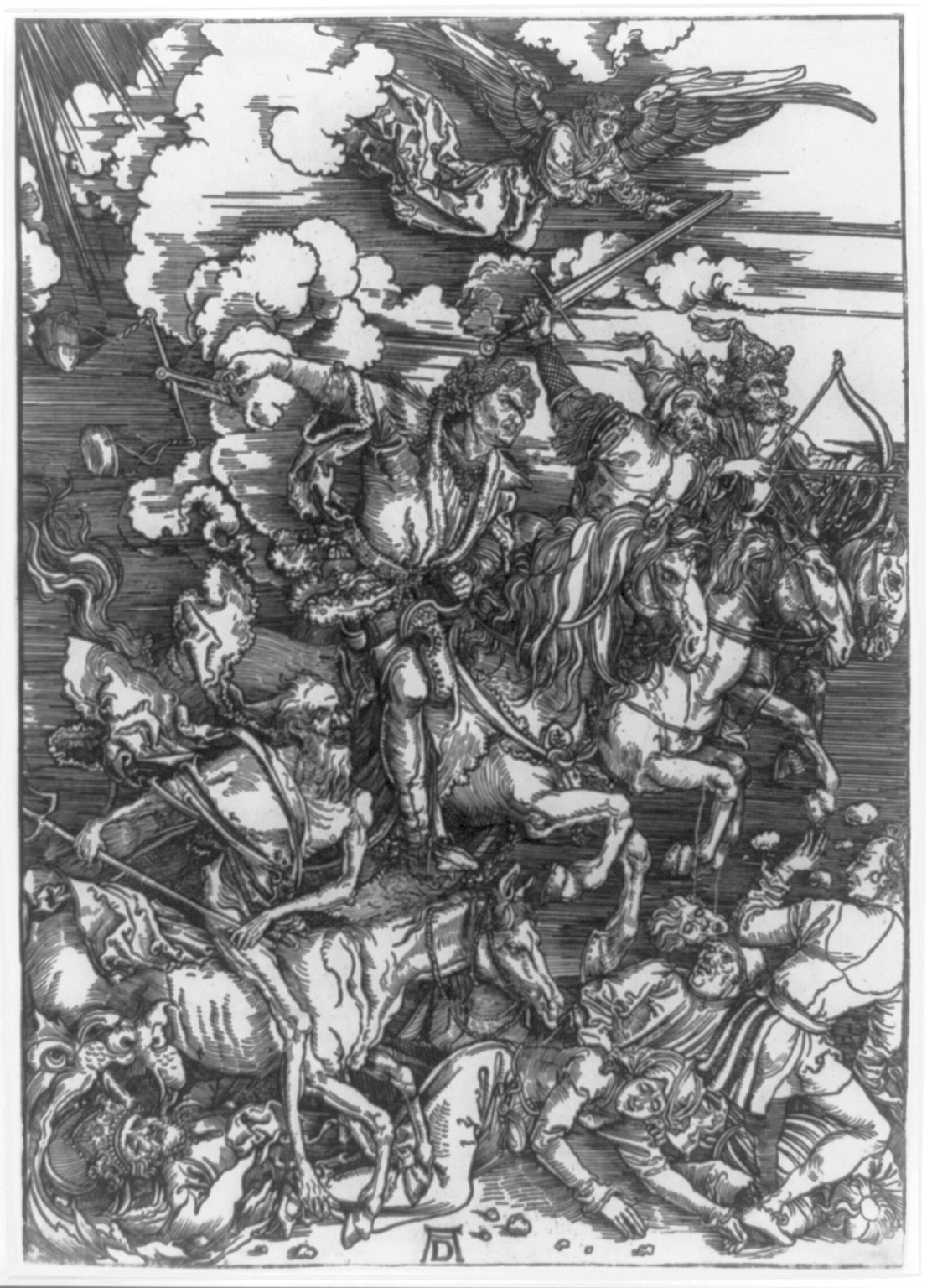 Four Horsemen of the Apocalypse, 1511 — historic print