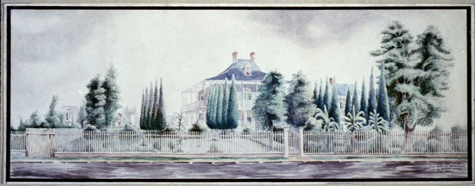 [A Louisiana plantation] / Alvyk Boyd Cruise., [between 1920 and 1940?] — historic drawing
