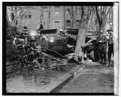 Fire engine wreck
