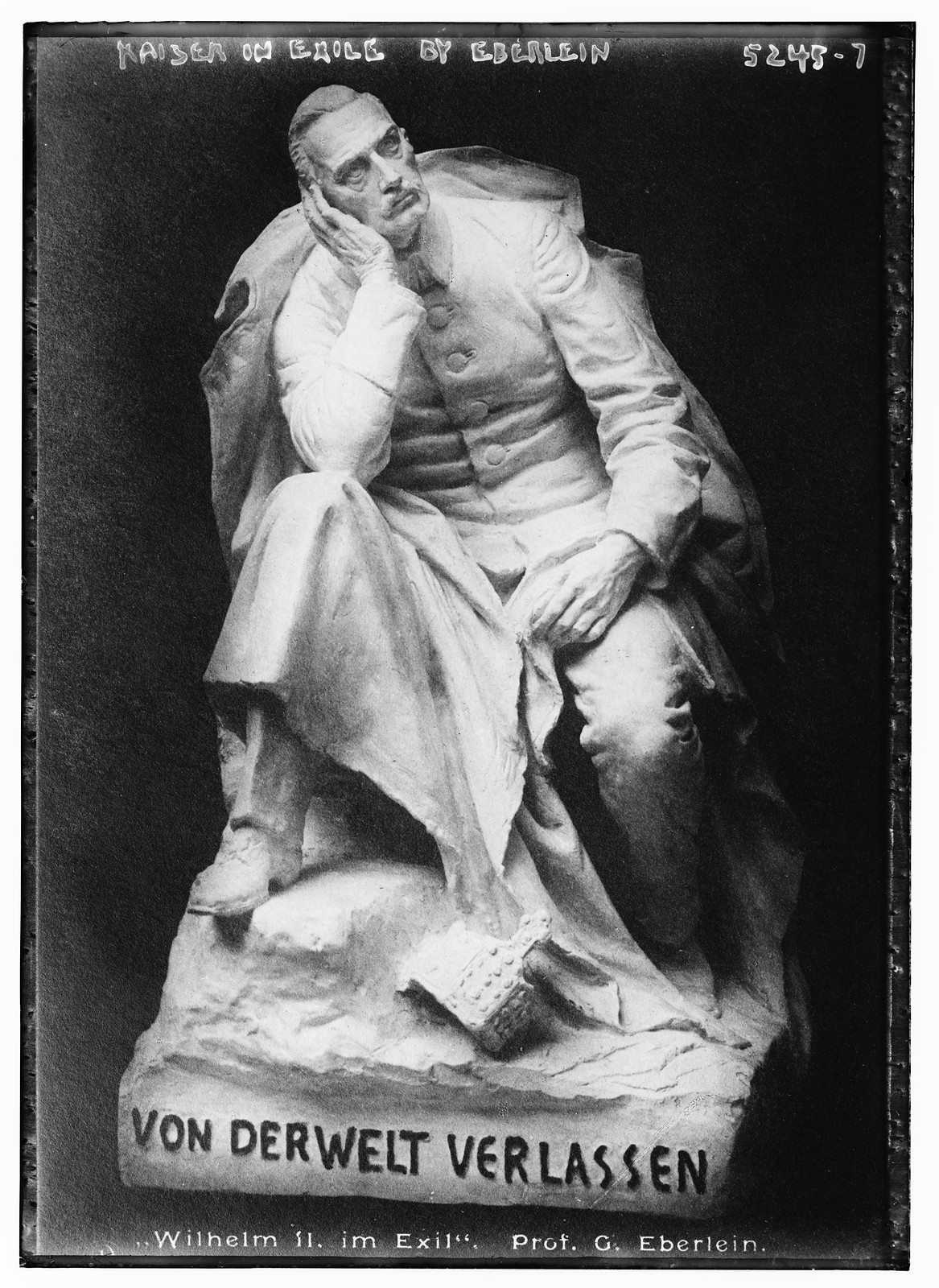 Kaiser in Exile by Eberlein, n/a — historic photograph