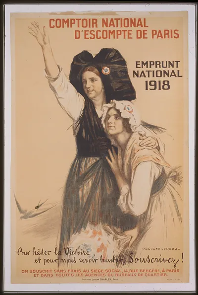 Comptoir National d'Escompte de Paris: Emprunt National 1918 poster