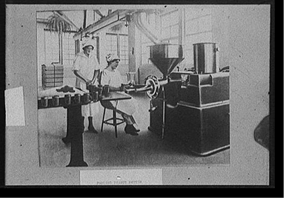 Packing peanut butter, [between 1915 and 1925] — historic photograph