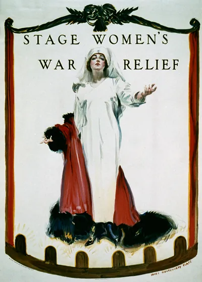 Stage womens war relief / James Montgomery Flagg American Lithographic Co. N.Y.