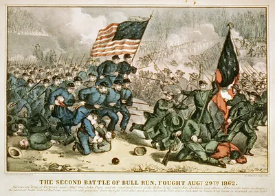 The second battle of Bull Run, fought Augt. 29th 1862.
