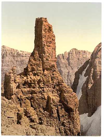 Sella Group Bergerturm Tyrol Austro-Hungary